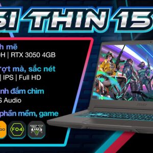 gm3 Laptop MSI Gaming Thin 15 B13UC - 3247VN_16GB (i5 13420H, 16GB, 512GB, RTX 3050 4GB, Full HD 144Hz, Win11)
