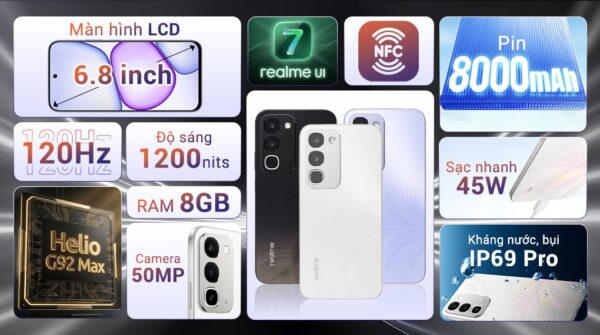 Điện thoại realme C100 4G 8GB/128GB