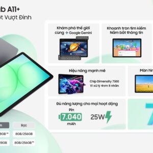 sst1 Máy tính bảng Samsung Galaxy Tab A11+ 5G 6GB/128GB