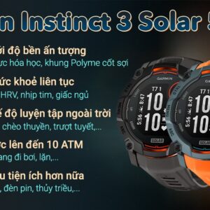 Garmin Instinct 3 Solar 50mm dây silicone