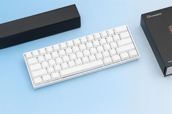 p66 Bàn Phím Cơ Có Dây Akko FUN60 Pro SP White Akko Glare Magnetic Switches 5936